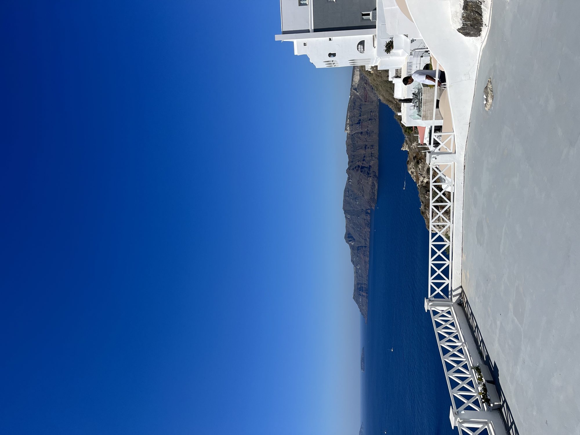 Fira Santorini scenery — whitewashed buildings and caldera view